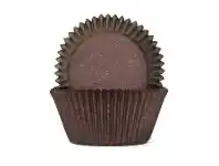 The Party People Shop Baking Cups - 7 cm Brown 100 pk offer