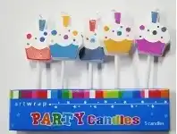 The Party People Shop Cake Candles - Cupcakes 5 pk offer