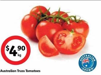Coles Australian Truss Tomatoes offer