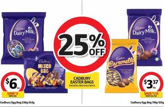Coles Cadbury Egg Bag offer