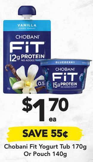 Drakes Chobani Fit Yogurt offer