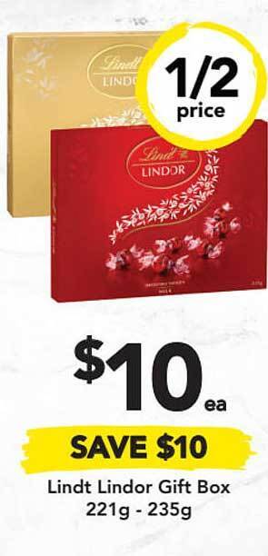 Drakes Lindt Lindor Gift Box offer