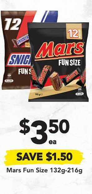 Drakes Mars Fun Size offer