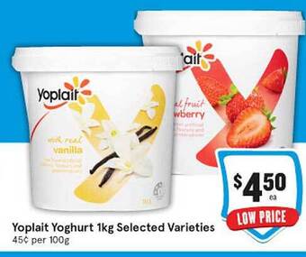 IGA Yoplait Yoghurt 1kg offer