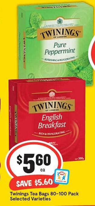 IGA Twinings Tea Bags offer