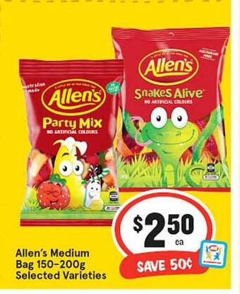 IGA Allen's Medium Bag offer