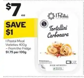 I Pastai Meal