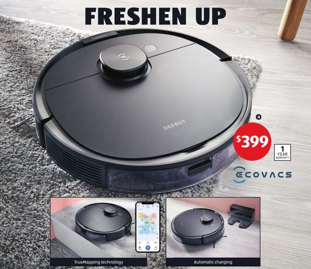 Ecovacs Deebot Neo Robot Vacuum Cleaner offer at ALDI