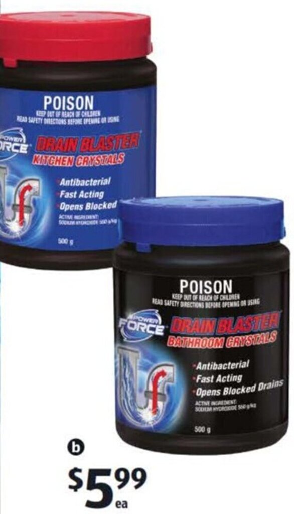 Drain Cleaner Crystals 500g offer at ALDI