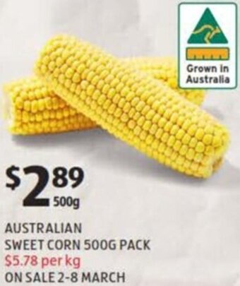 ALDI Australian Sweet Corn 500g offer