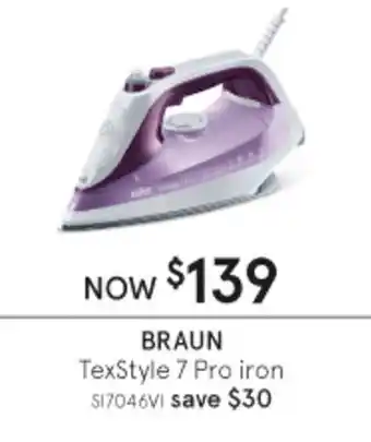 Myer Braun TexStyle 7 Pto Iron offer