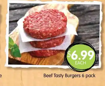 Spudshed Beef Tasty Burgers 6 Packs offer