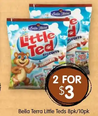 Spudshed Bella Terra Little Teds 8pk/10pk offer