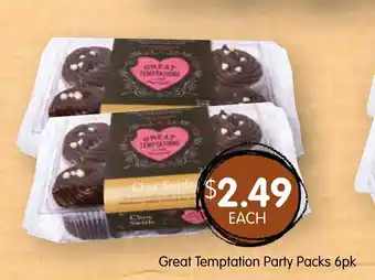 Spudshed Great Temptation Party Packs 6pk offer