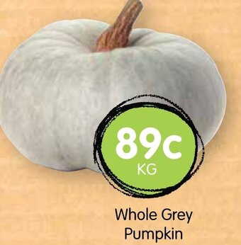 Whole Grey Pumpkin