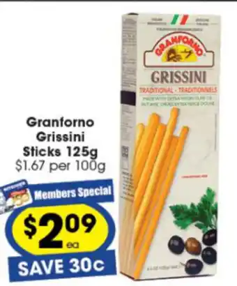 Ritchies Granforno Grissini Sticks 125g offer