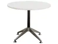 Officeworks Stilford Round Meeting Table 900mm White offer