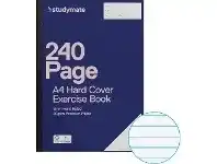 Officeworks Studymate A4 70gsm 8mm Ruled Hardcover Exercise Book 240 Page offer