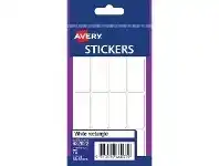 Officeworks Avery Handy Labels Rectangle 18 x 38mm 72 Pack offer