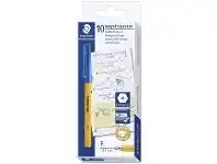 Officeworks Staedtler 430 Fine Ballpoint Pens Blue 10 Pack offer