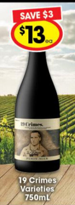 Ritchies 19 Crimes Varieties 750ml offer