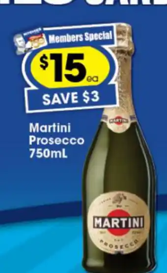 Ritchies Martini Prosecco 750ml offer