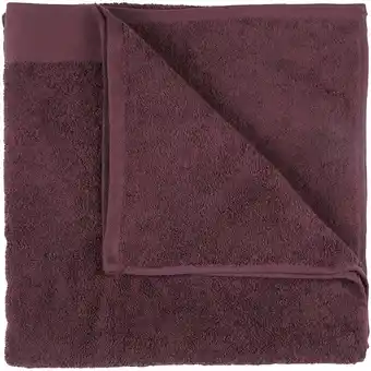 Kmart Malmo Cotton Bath Towel - Burgundy offer