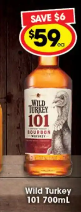 Ritchies Wild Turkey 101 700ml offer