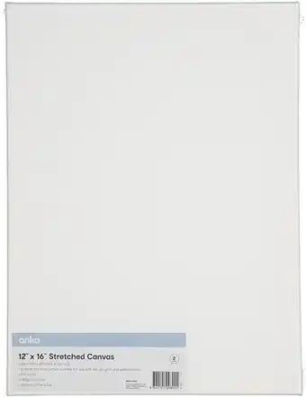 Kmart 12in. x 16in. Stretch Canvas - 2 Pack offer