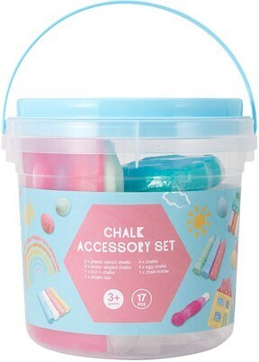 17 Piece Chalk Accessory Set