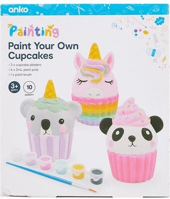 Kmart 10 Piece Paint Your Own Cupcakes offer