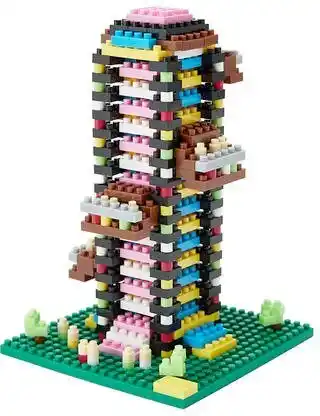 Kmart 318 Piece Mini Blocks Set - Tower offer