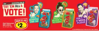 Ritchies Oak Flavoured Milk 600ml offer