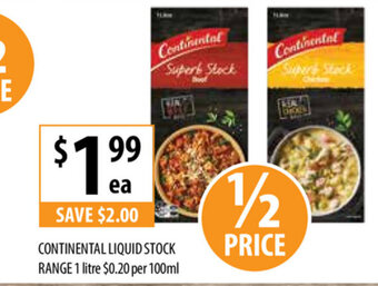 Continental Liquid Stock Range 1 Litre