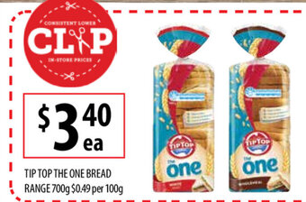 Supabarn Tip Top The One Bread Range 700g offer