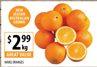 Supabarn Navel Oranges offer