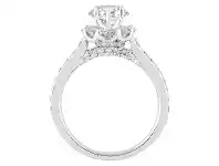 Bevilles Jewellery Love by Michelle Beville 18ct White Gold 1.36ct of Diamond Solitaire Ring offer