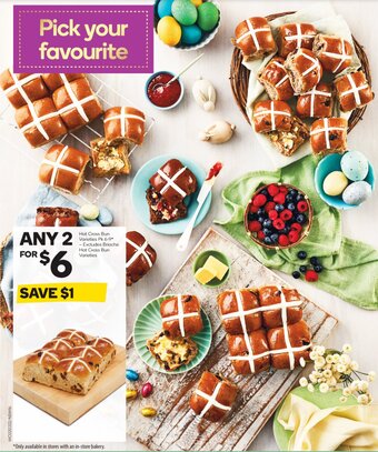 Woolworths Hot Cross Bun offer