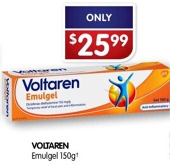 Alliance Pharmacy Voltaren Emulgel 150g offer