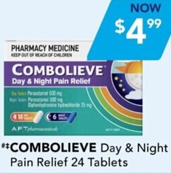 Amcal Pharmacies Combolieve Day & Night Pain Relief offer