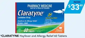 Amcal Pharmacies Claratyne Hayfever And Allergy Relief offer