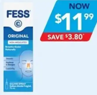 Original Saline Nasal Spray 75ml