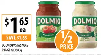 Supabarn Dolmio Pasta Sauce 490/500g offer