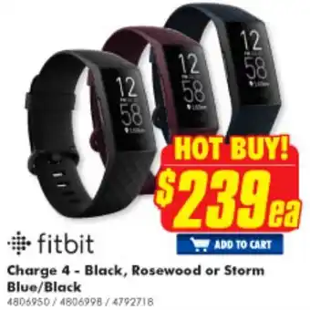 The Good Guys Fitbit Charge 4-4806950/4806998/4792718 offer