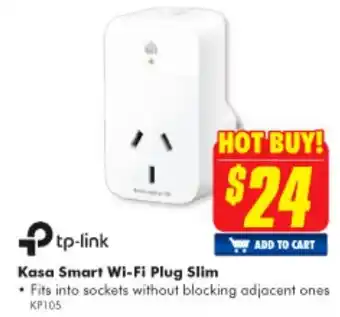 The Good Guys Tp-Link Kasa Smart Wi-fi Plug Slim KP105 offer