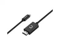 Officeworks Cygnett Armoured USB-C to HDMI Cable 1.8m Black offer