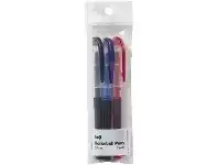 Officeworks Keji Rollerball Pens 0.7mm Assorted 3 Pack offer