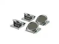 Officeworks J.Burrows Magnetic Clips Round Stainless 4 Pack offer