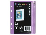 Officeworks Colourhide Bindermate A5 Pencil Case Purple offer
