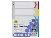 Officeworks Marbig Reinforced A3 5 Tab Portrait Divider offer